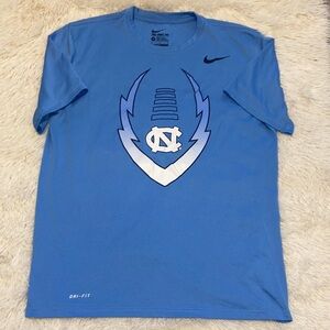 Nike Men's UNC Football Dri-FIT university of North Carolina medium